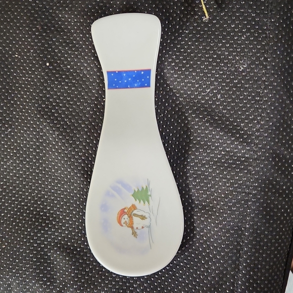 Vintage Eltonies Treasures Royal Norfolk Snowman Spoon Rest RNF50 - Picture 1 of 3